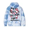 Anti Social Social Club x Hello Kitty Spring Sakura Hoodie (Blue Tie-Dye) sold by Sanrio