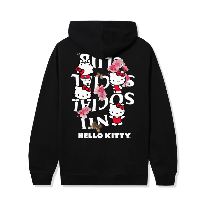 Anti Social Social Club x Hello Kitty Spring Sakura Hoodie (Black) sold by Sanrio