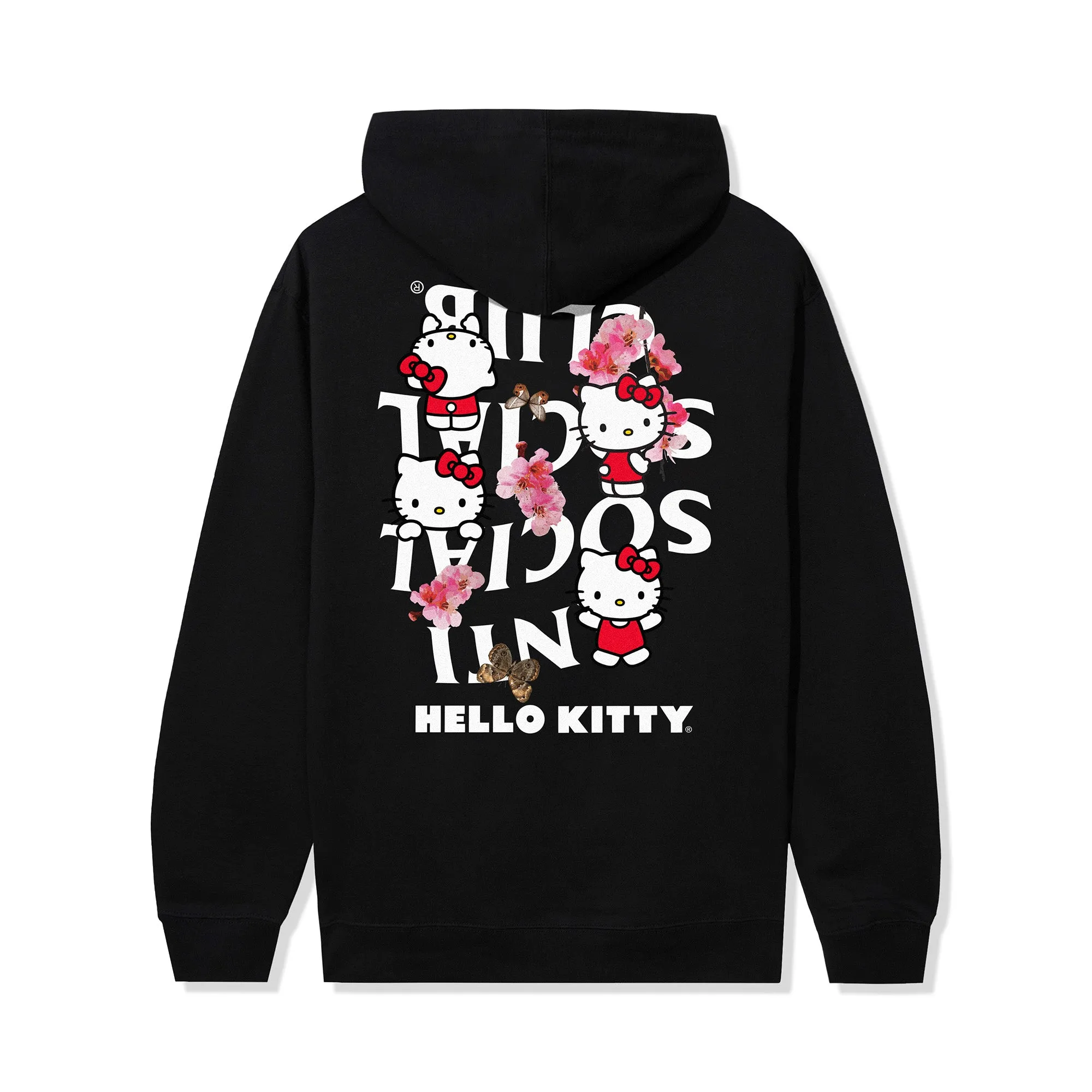 Anti Social Social Club x Hello Kitty Spring Sakura Hoodie (Black) sold by Sanrio
