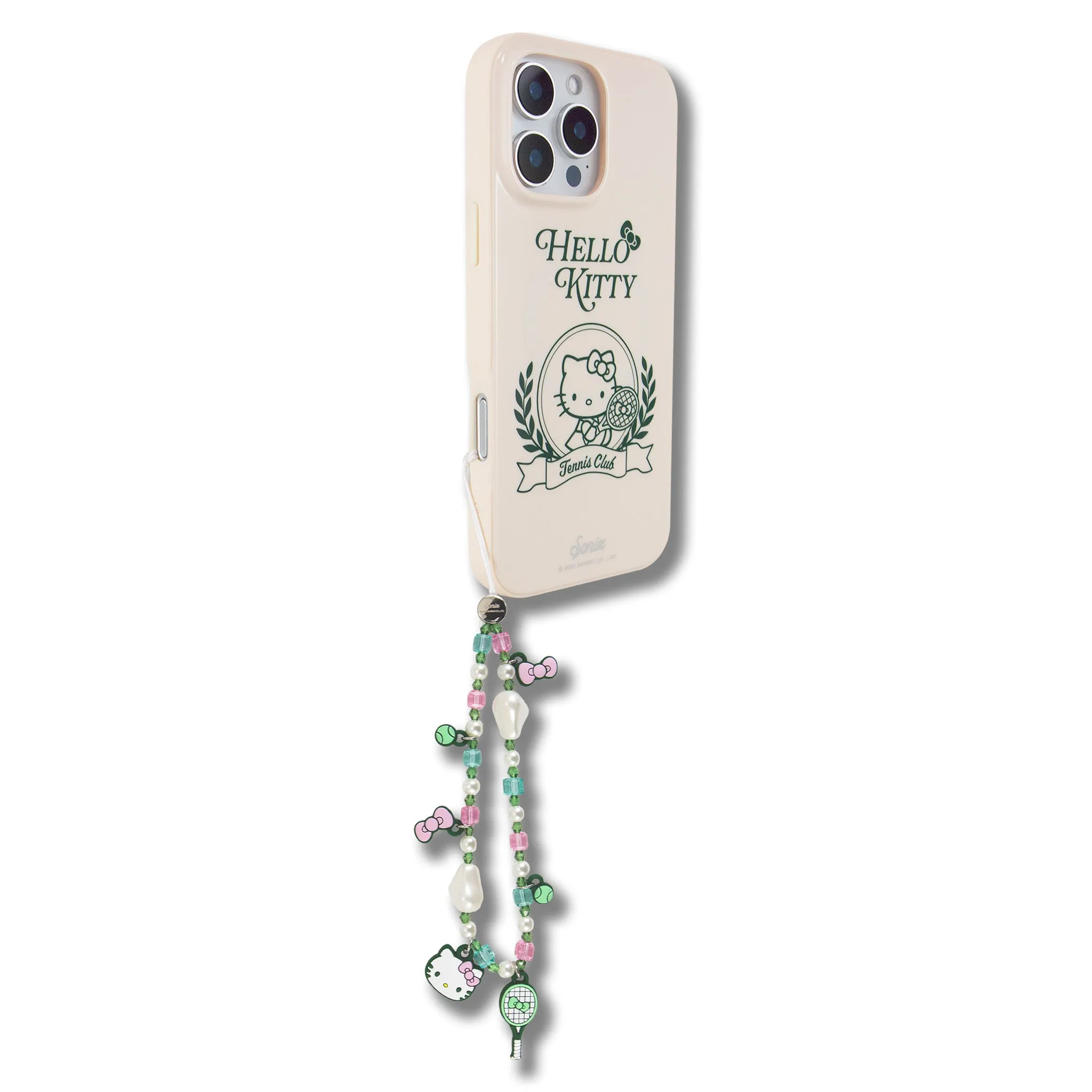 Hello Kitty x Sonix Tennis Club Beaded Smartphone Wrist Strap sold by Sanrio product image thumbnail 2