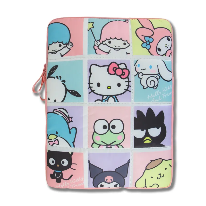 Hello Kitty and Friends x Sonix Grid Puffy Laptop Sleeve sold by Sanrio
