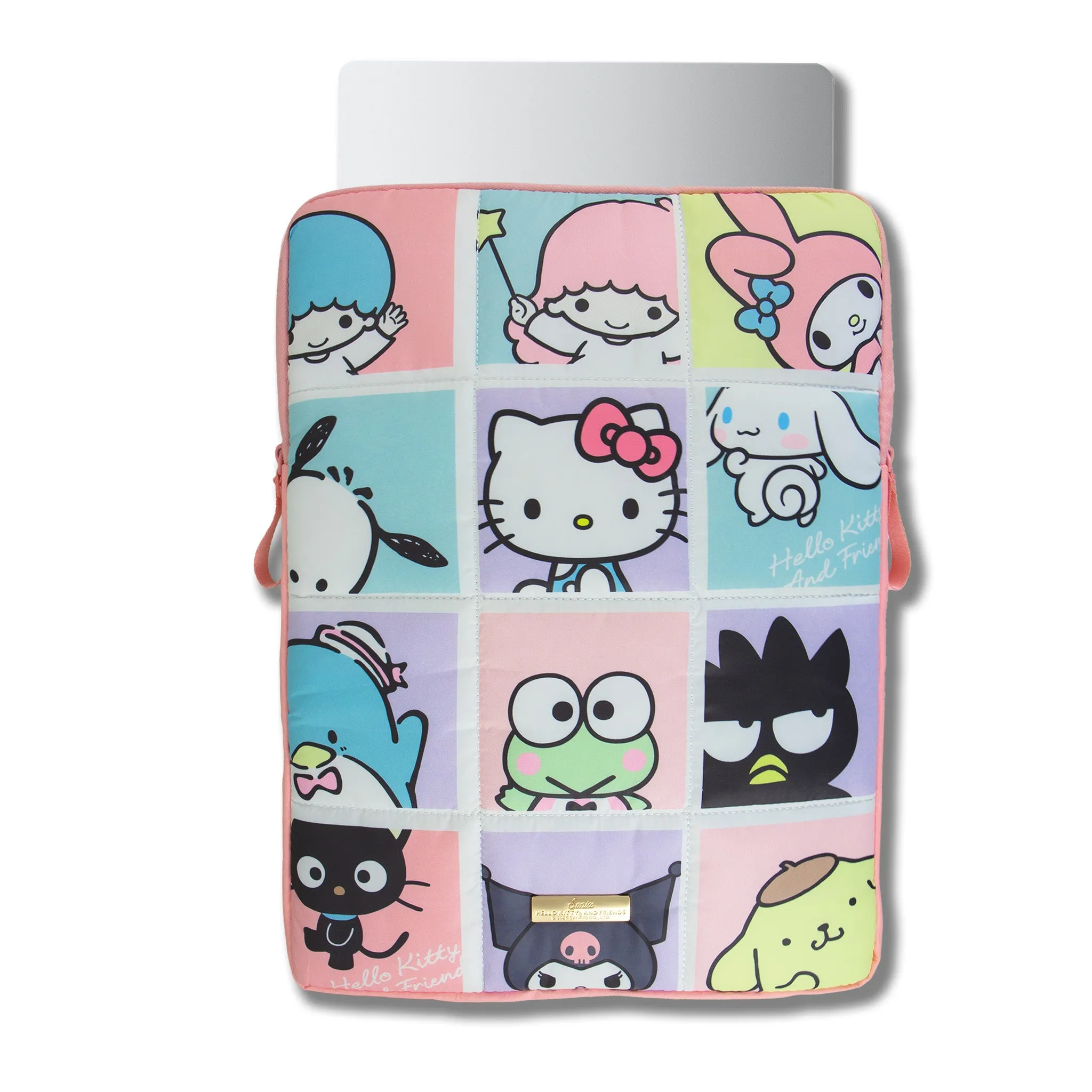 Hello Kitty and Friends x Sonix Grid Puffy Laptop Sleeve sold by Sanrio product image thumbnail 2