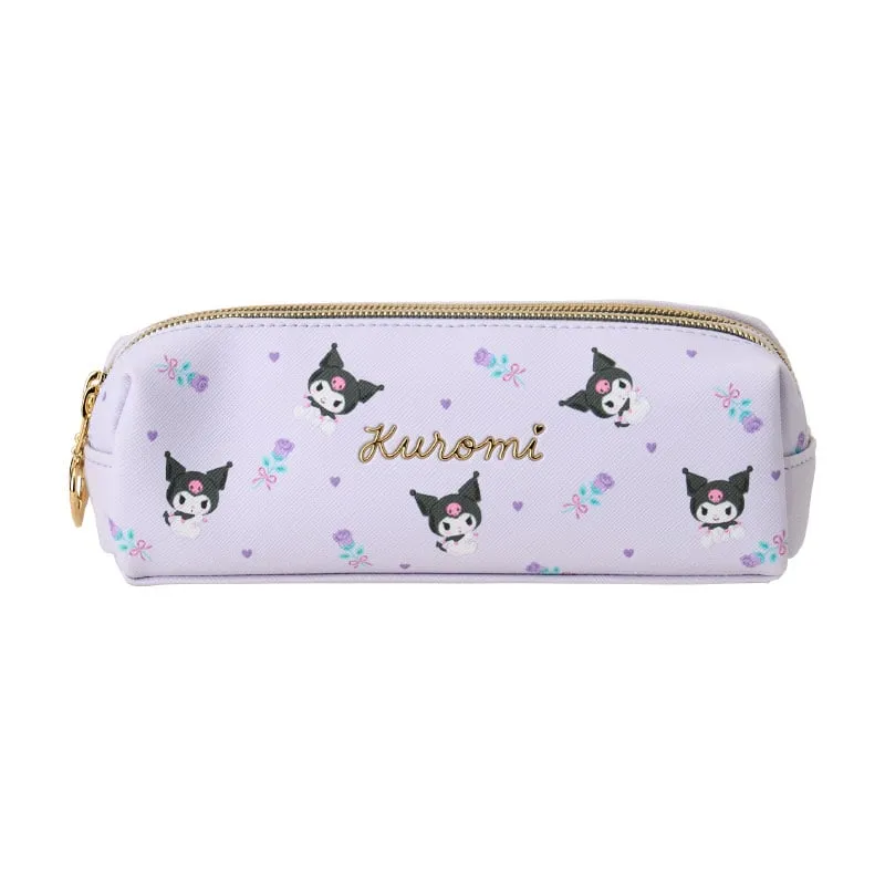 Kuromi Dual Compartment Pencil Pouch sold by Sanrio