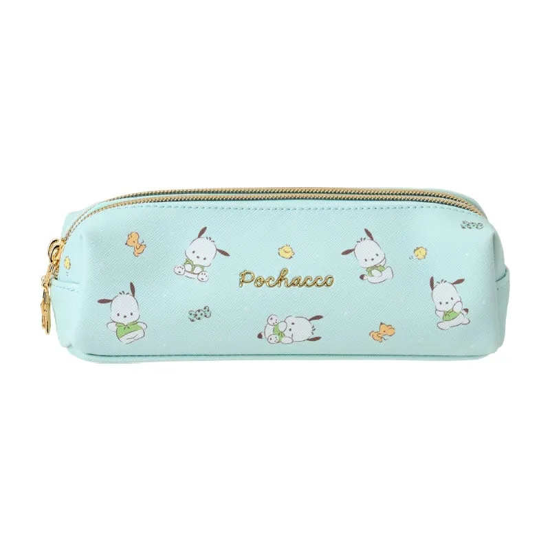 Pochacco Dual Compartment Pencil Pouch sold by Sanrio