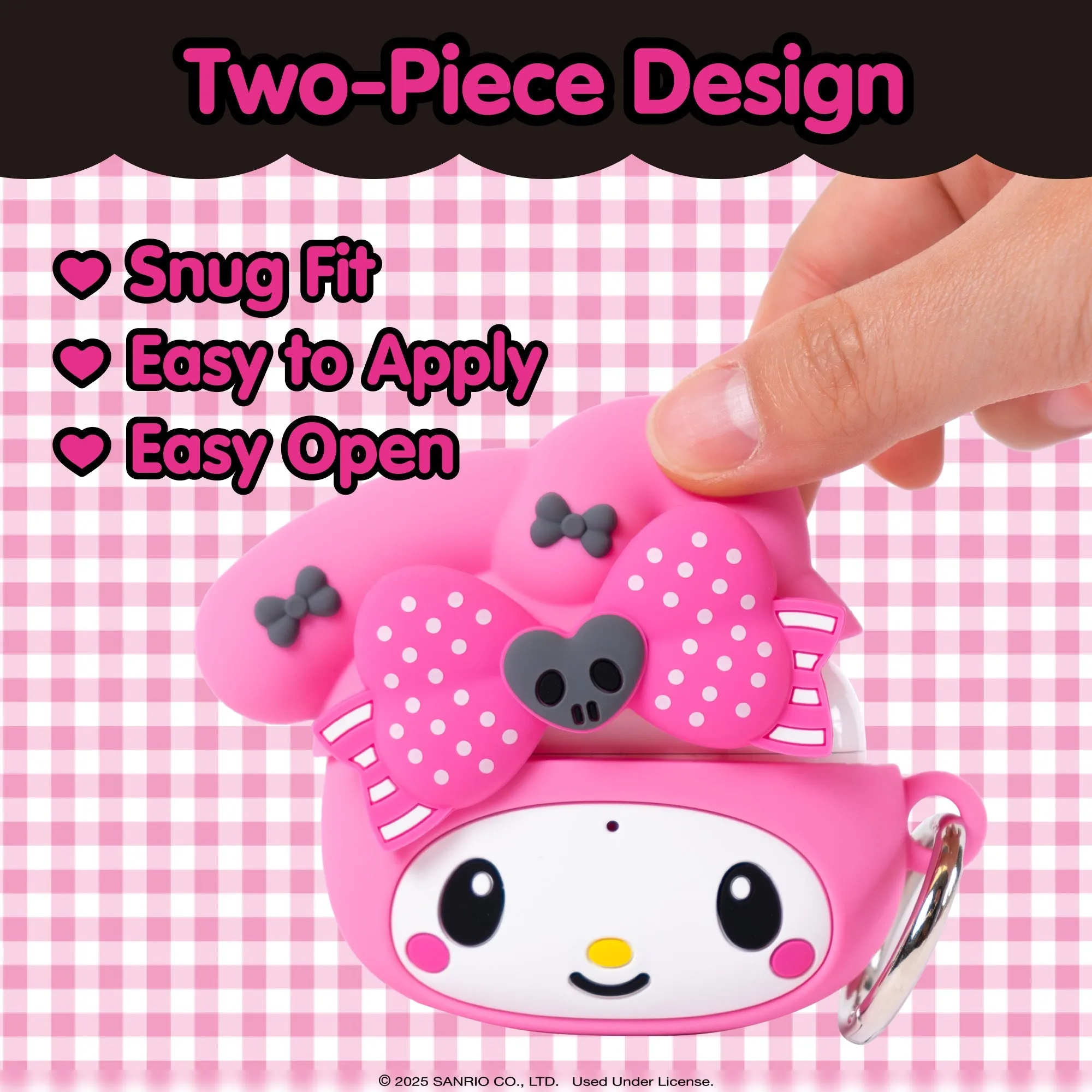 My Melody 50th Anniversary 3D Figural AirPods Case sold by Sanrio product image thumbnail 5