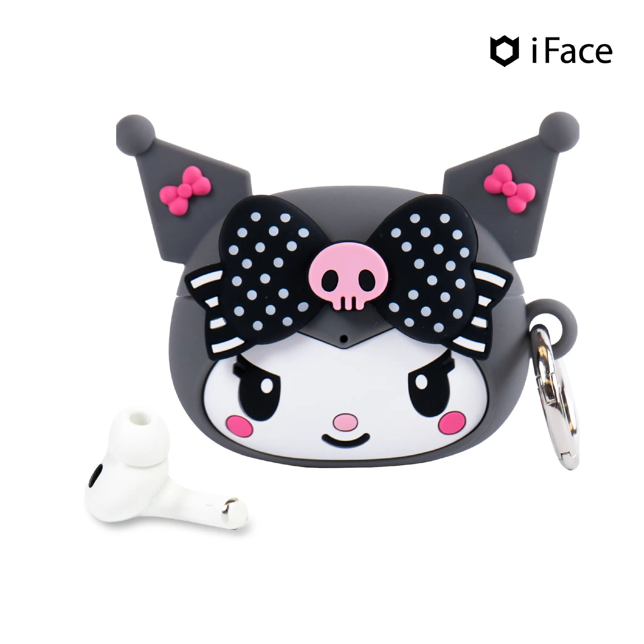 Kuromi 20th Anniversary 3D Figural AirPods Case sold by Sanrio