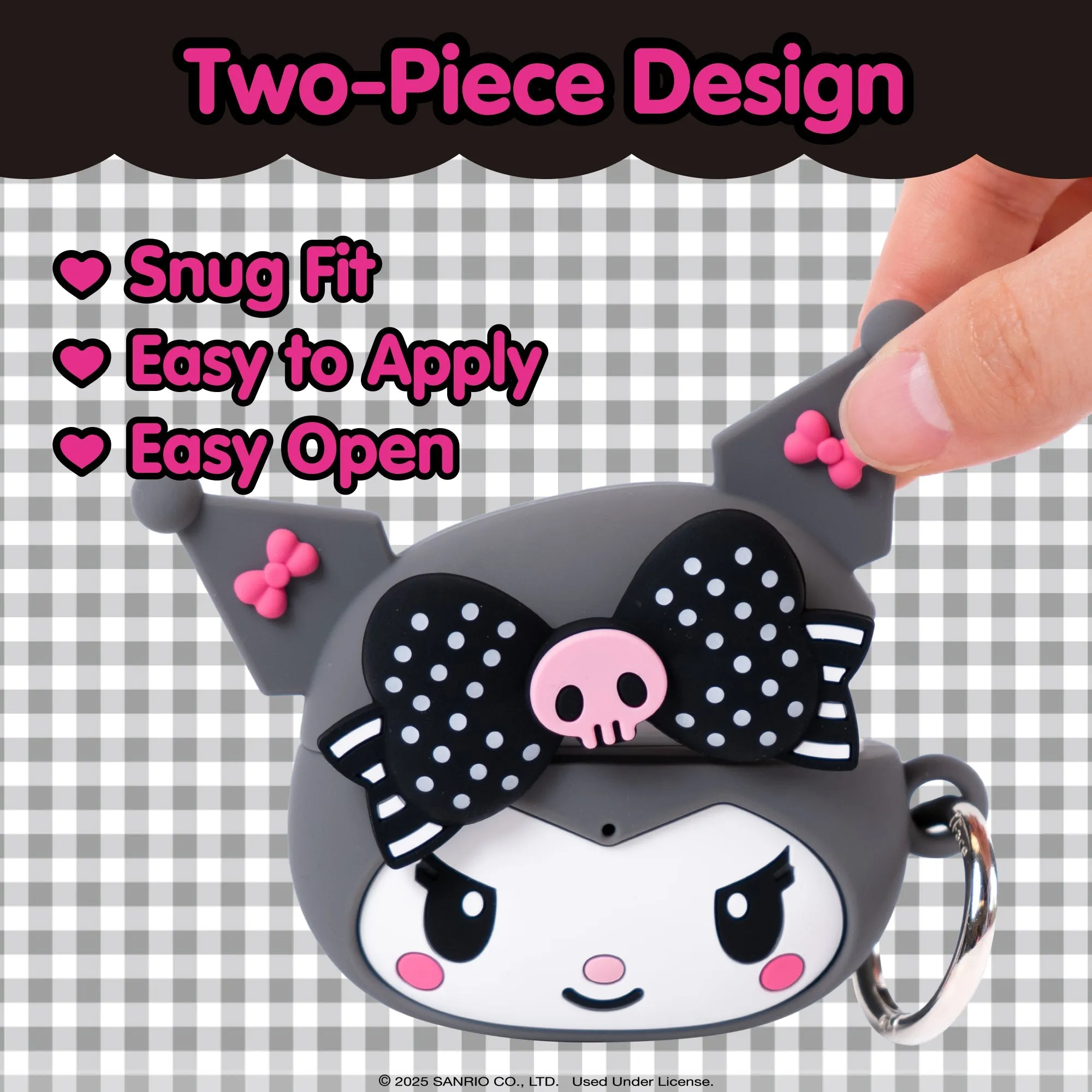 Kuromi 20th Anniversary 3D Figural AirPods Case sold by Sanrio product image thumbnail 3
