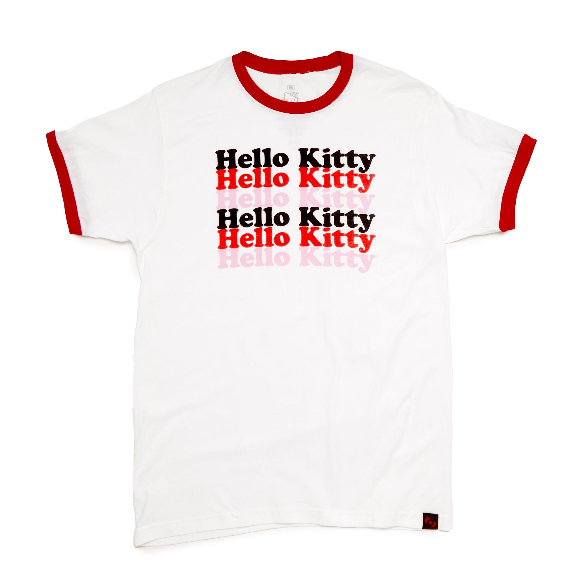 Hello Kitty Sanrio Original Logo Ringer Tee sold by Sanrio