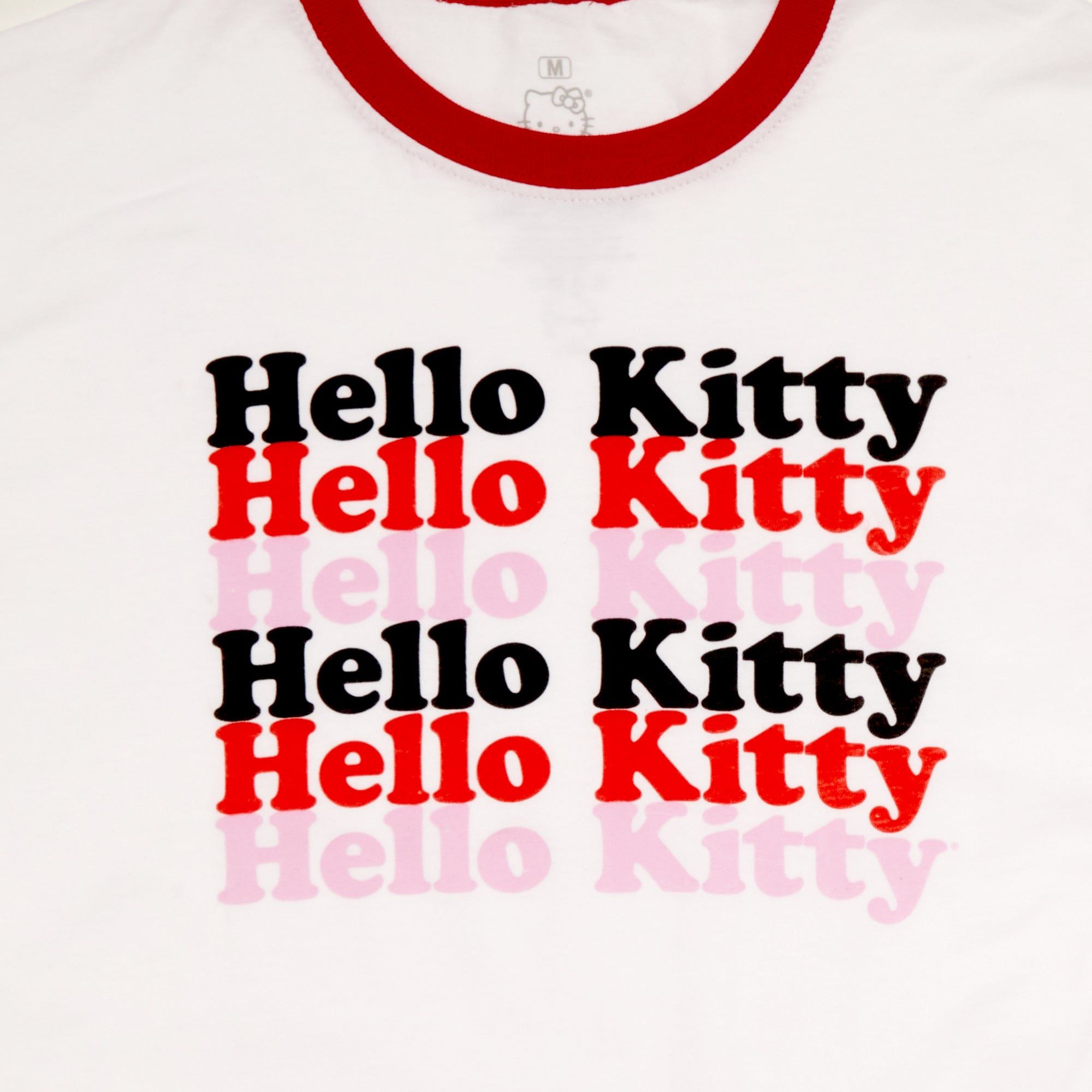 Hello Kitty Sanrio Original Logo Ringer Tee sold by Sanrio product image thumbnail 2