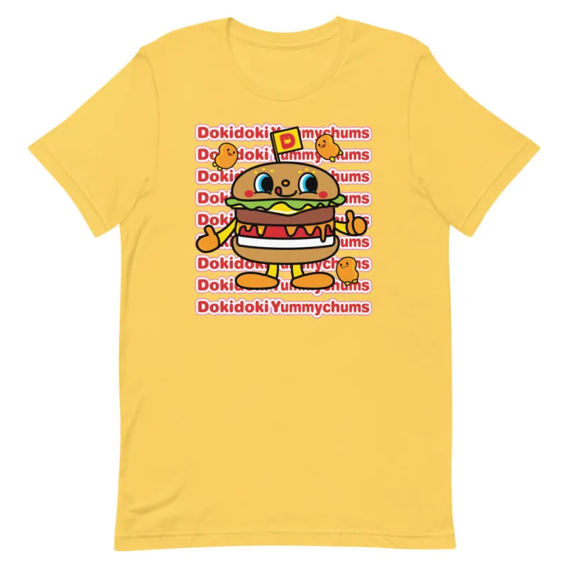 Dokidoki Yummychums Watashi Wa T-Shirt (Yellow) sold by Sanrio