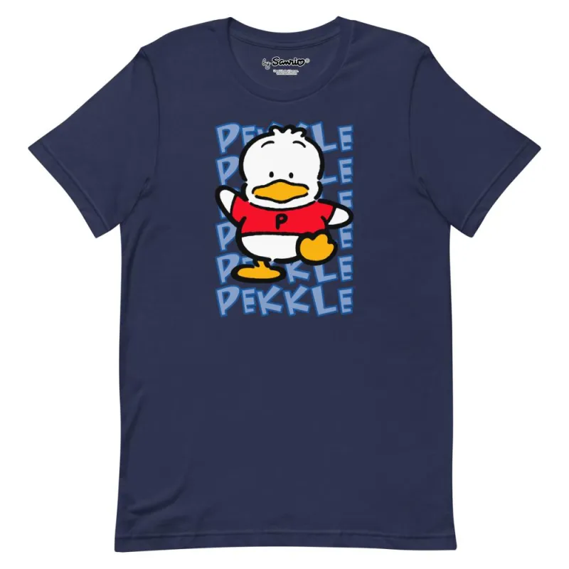 Pekkle Watashi Wa T-Shirt (Navy Blue) sold by Sanrio