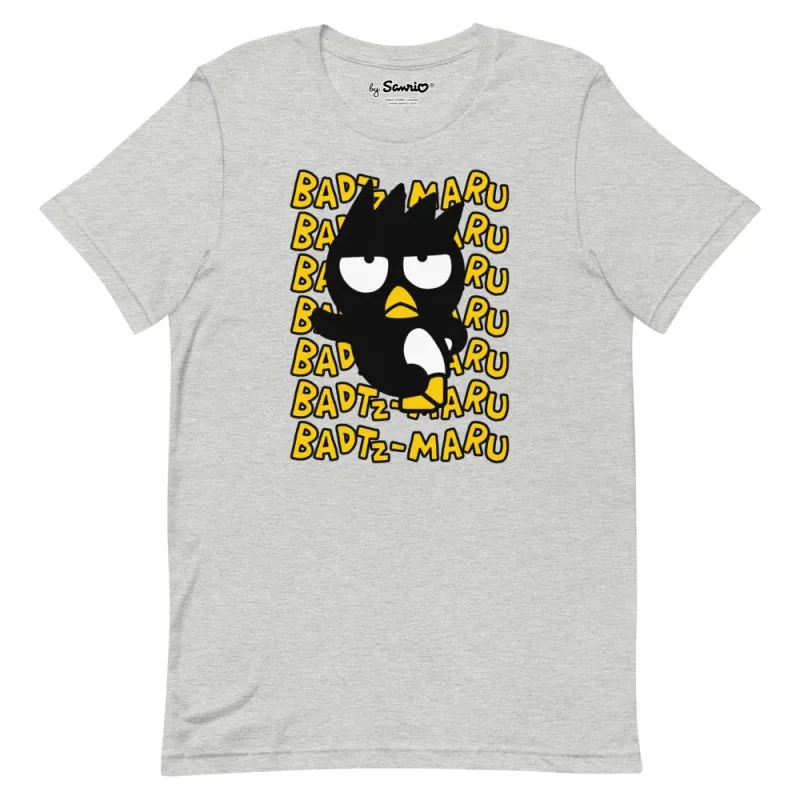 Badtz-maru Watashi Wa T-Shirt (Heather Gray) sold by Sanrio