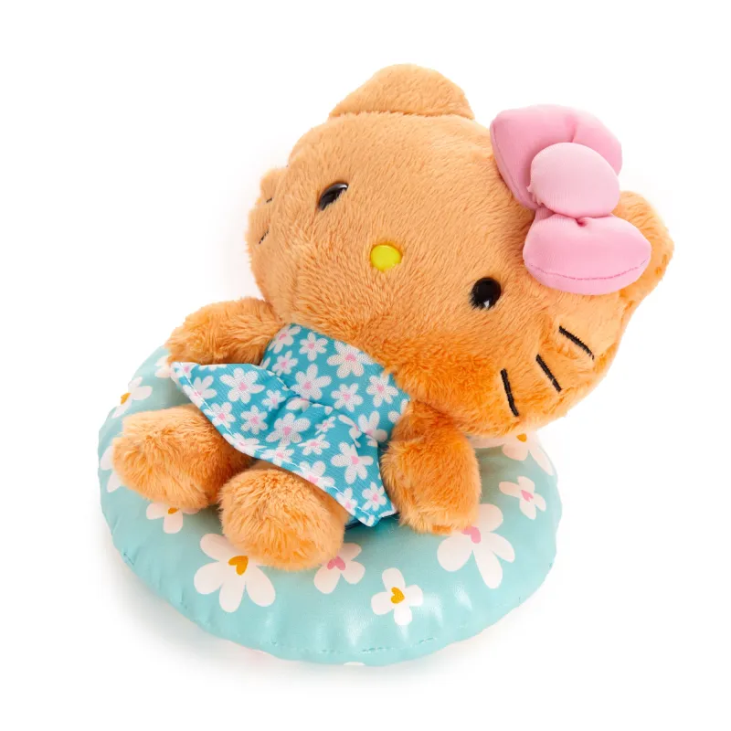 Hello Kitty Tanned Bean Doll Plush (Summer Pool Series) sold by Sanrio