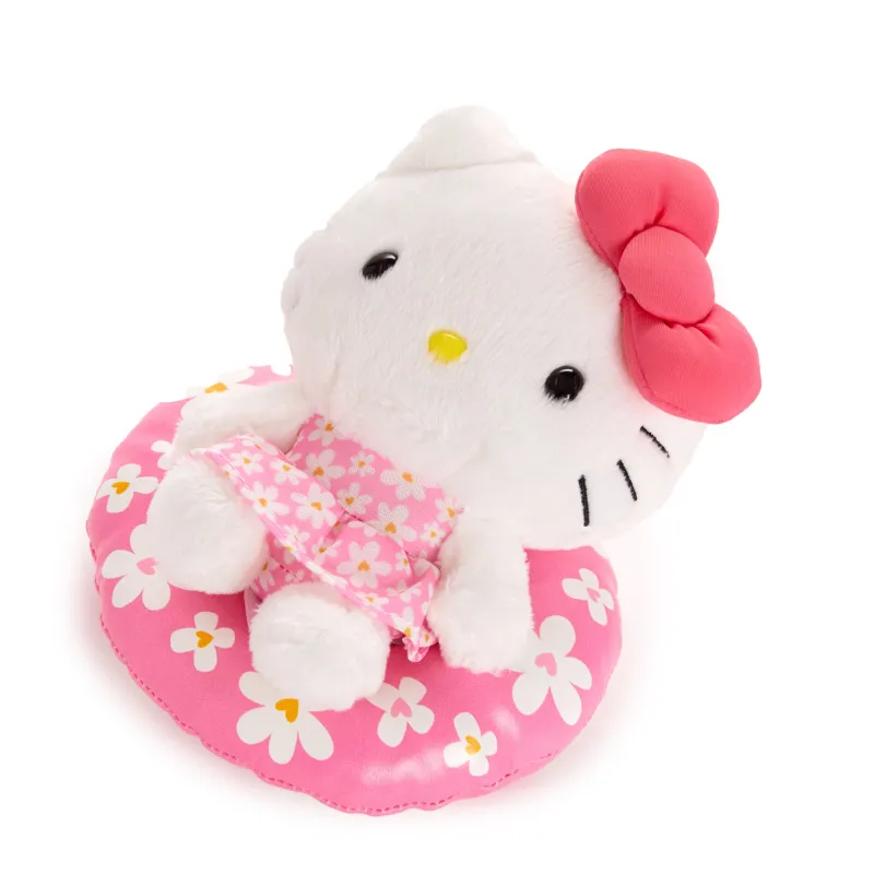 Hello Kitty Bean Doll Plush (Summer Pool Series) sold by Sanrio