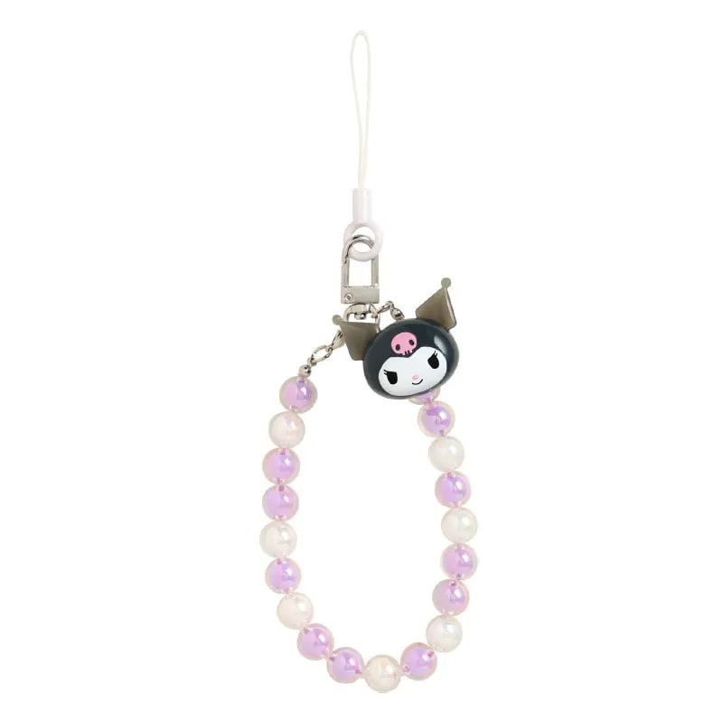 Kuromi Beaded Smartphone Charm sold by Sanrio