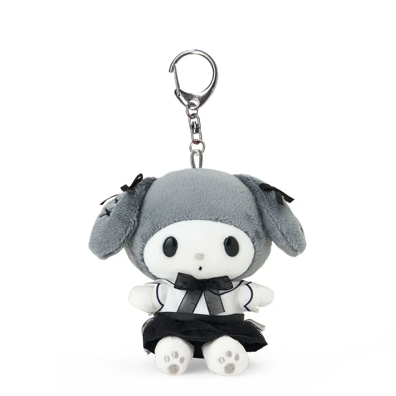 My Melody Plush Mascot Keychain (Silver Houndstooth Series) sold by Sanrio