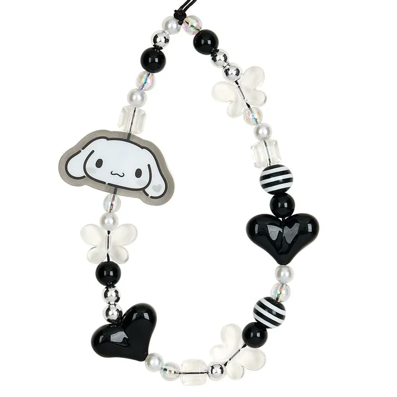 Cinnamoroll Smartphone Charm Set (Silver Houndstooth Series) sold by Sanrio product image thumbnail 3