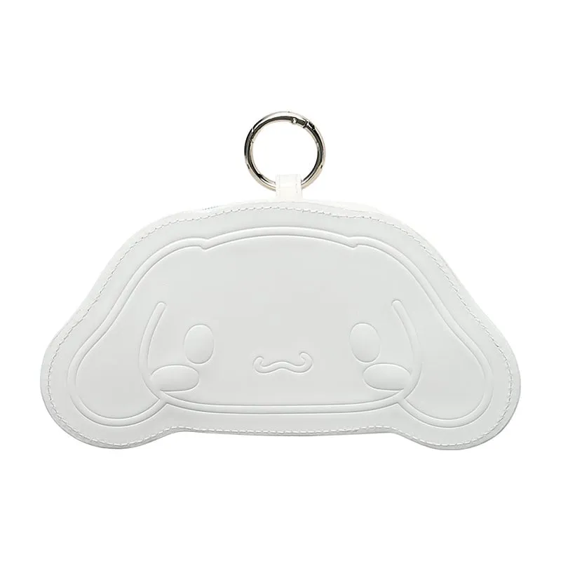 Cinnamoroll Mini Zipper Pouch (Silver Houndstooth Series) made by Sanrio