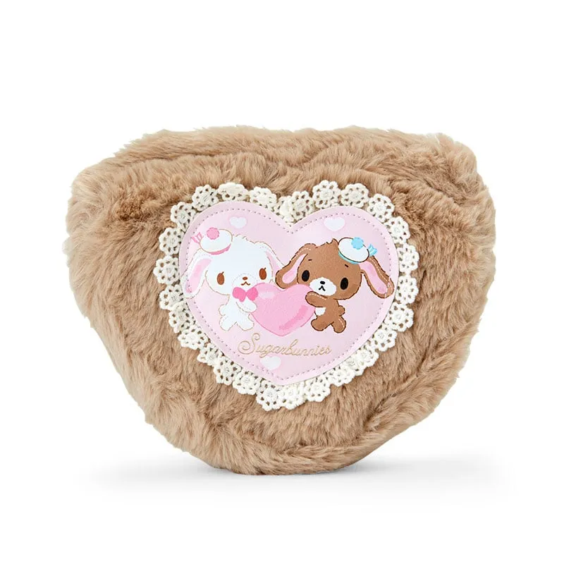 Sugarbunnies Plush Zipper Pouch (Heisei Fluffy Heart Series) sold by Sanrio