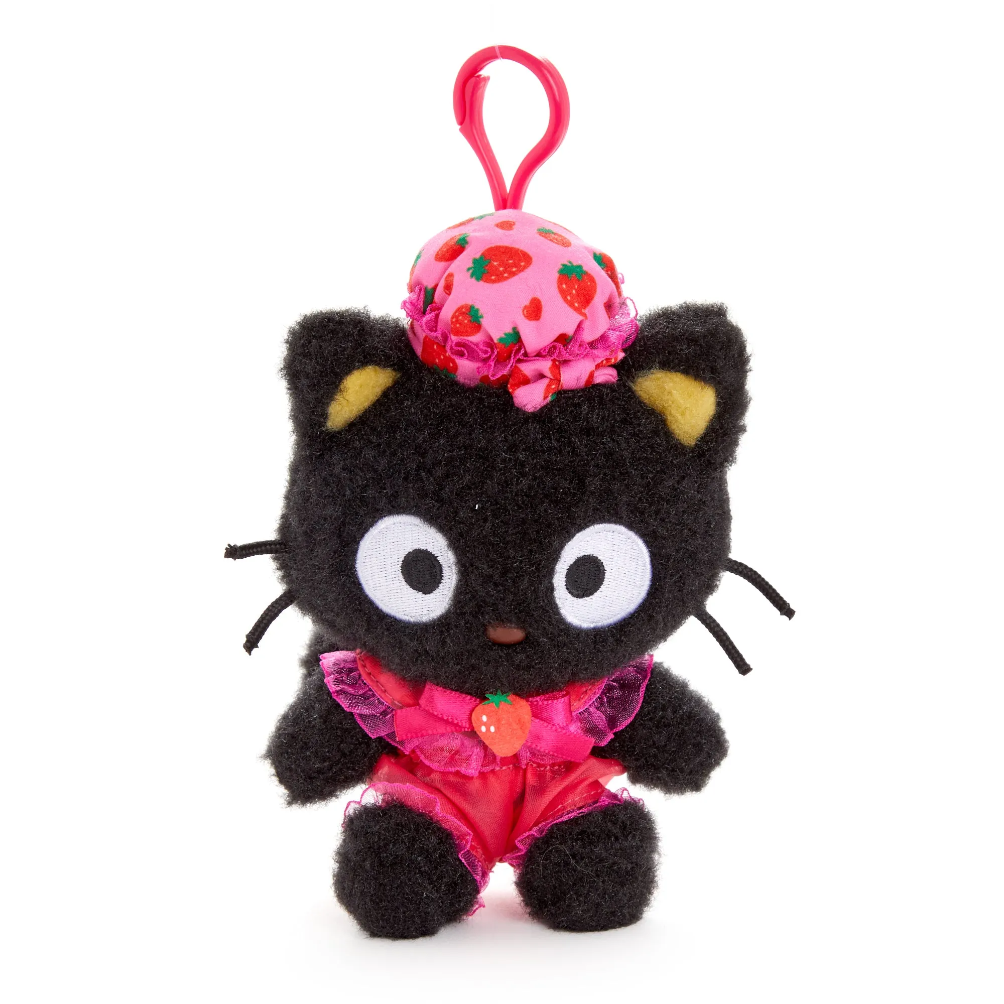 Chococat Plush Mascot Clip (Strawberry Treat Series) sold by Sanrio