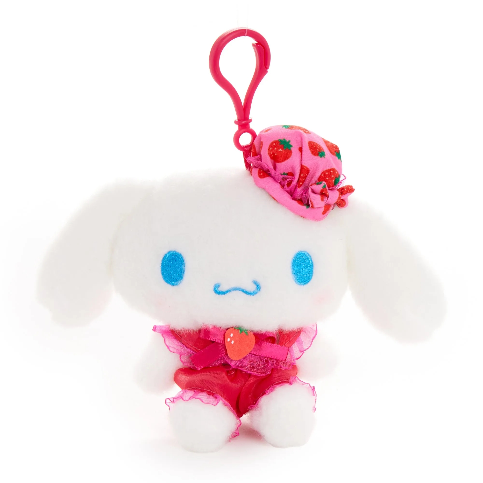 Cinnamoroll Plush Mascot Clip (Strawberry Treat Series) sold by Sanrio