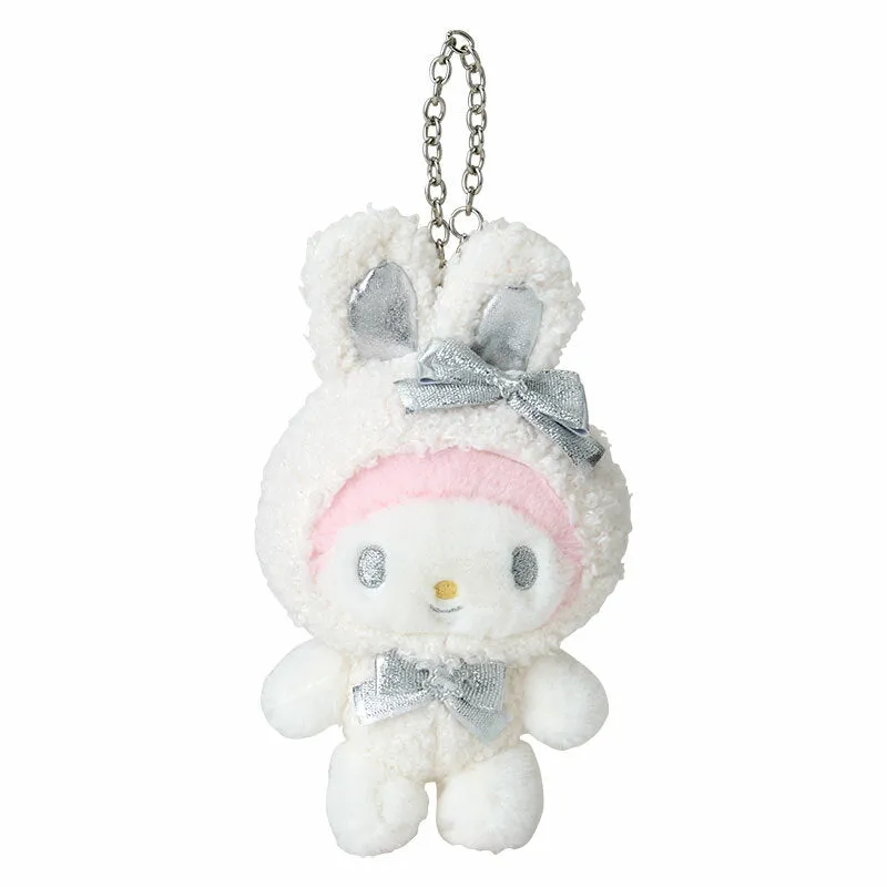 My Melody Plush Mascot Bag Charm (Snow Bunny Series) sold by Sanrio