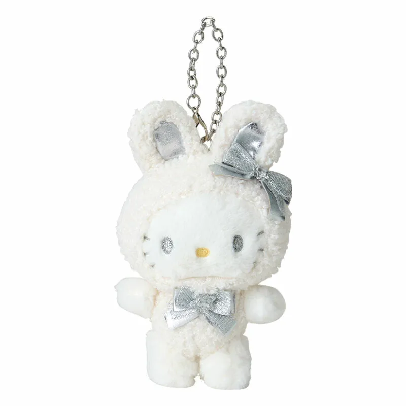 Hello Kitty Plush Mascot Bag Charm (Snow Bunny Series) sold by Sanrio