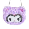 Kuromi Plush Crossbody Bag (Leopard Pals Series) sold by Sanrio