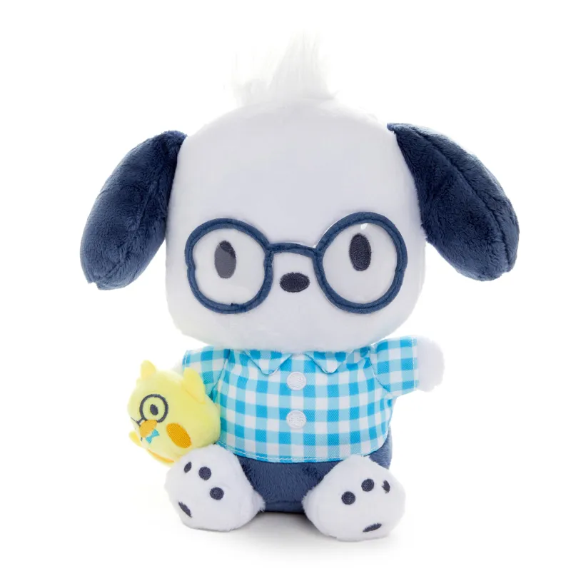 Pochacco 8" Plush (Glasses Series) sold by Sanrio