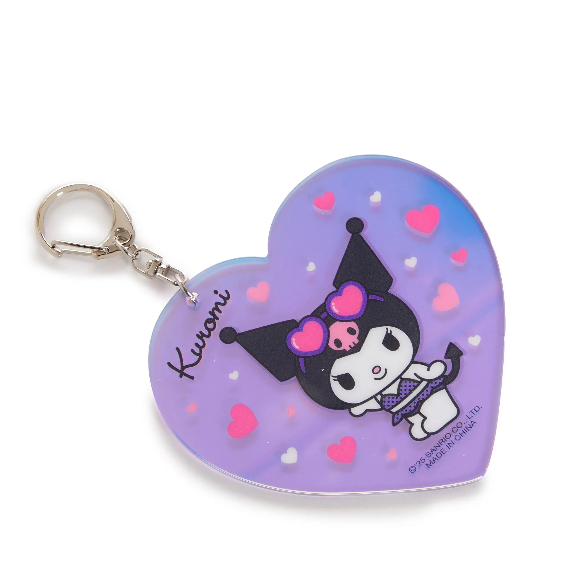 Kuromi Acrylic Keychain (Summer Swim Series) sold by Sanrio