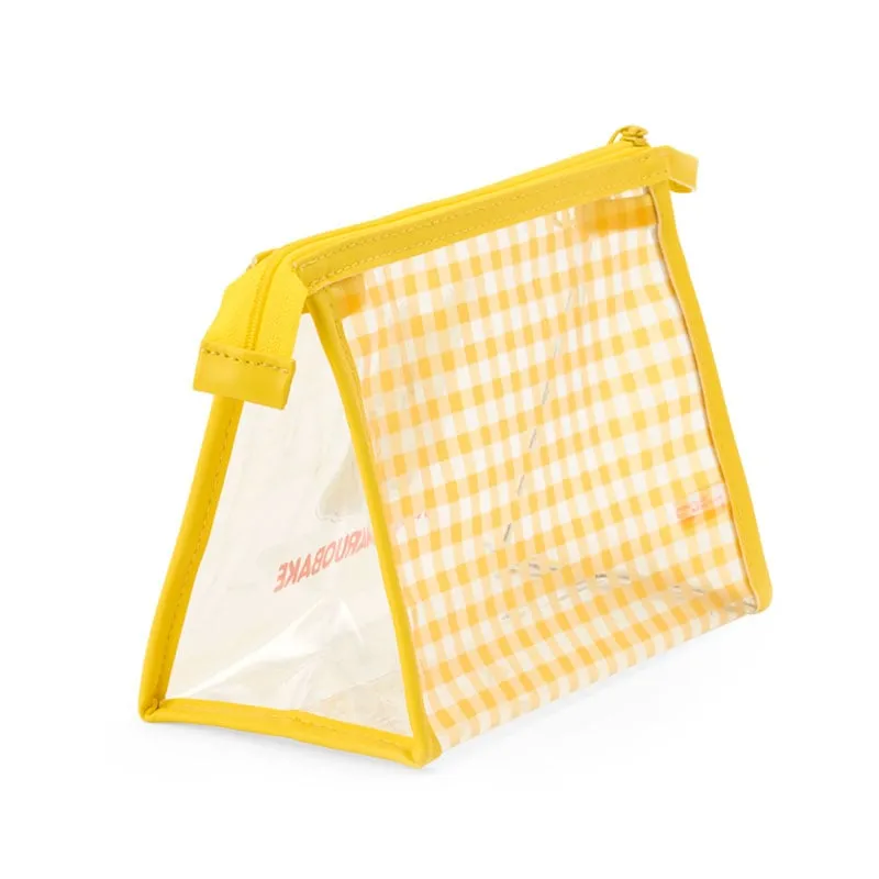 Hanamaruobake Clear Gingham Zipper Pouch sold by Sanrio product image thumbnail 2