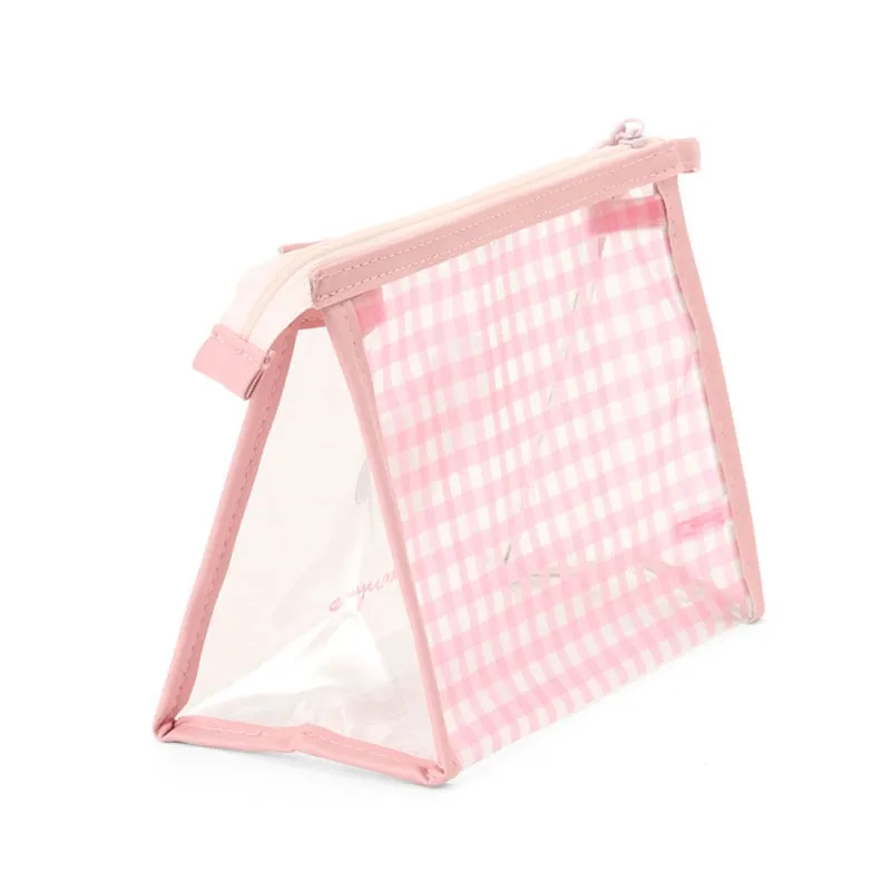Cogimyun Clear Gingham Zipper Pouch sold by Sanrio product image thumbnail 2