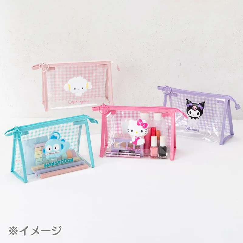 Hangyodon Clear Gingham Zipper Pouch sold by Sanrio product image thumbnail 4