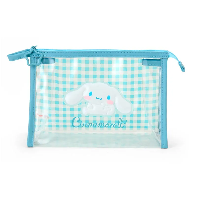 Cinnamoroll Clear Gingham Zipper Pouch sold by Sanrio