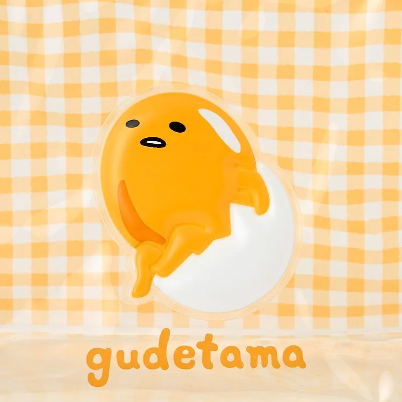 Gudetama Clear Gingham Zipper Pouch sold by Sanrio product image thumbnail 3