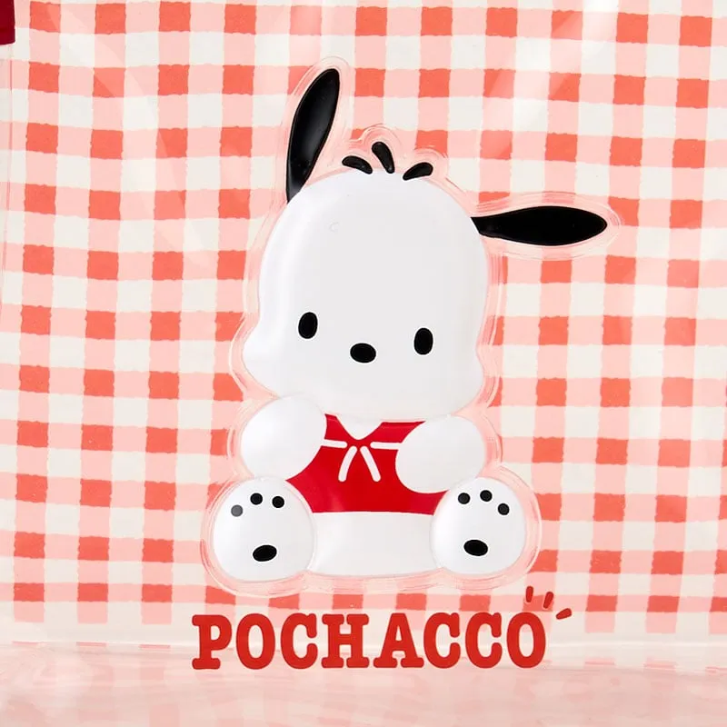 Pochacco Clear Gingham Zipper Pouch sold by Sanrio product image thumbnail 3