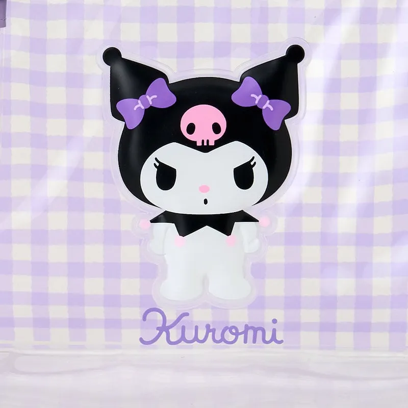 Kuromi Clear Gingham Zipper Pouch sold by Sanrio product image thumbnail 3