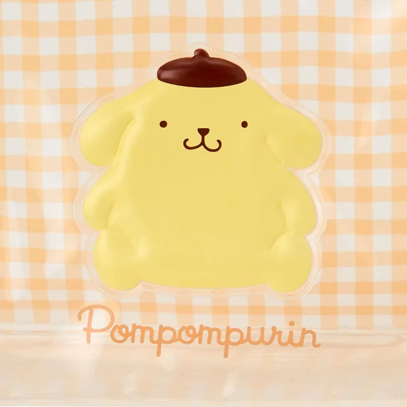 Pompompurin Clear Gingham Zipper Pouch sold by Sanrio product image thumbnail 3