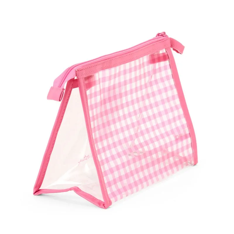 Hello Kitty Clear Gingham Zipper Pouch sold by Sanrio product image thumbnail 3