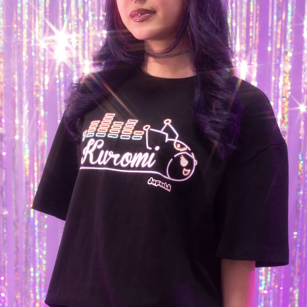 Kuromi x JapanLA Glow-In-The-Dark Anniversary Party Tee sold by Sanrio product image thumbnail 4