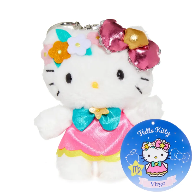 Hello Kitty Virgo Plush Keychain Mascot (Zodiac Series) sold by Sanrio