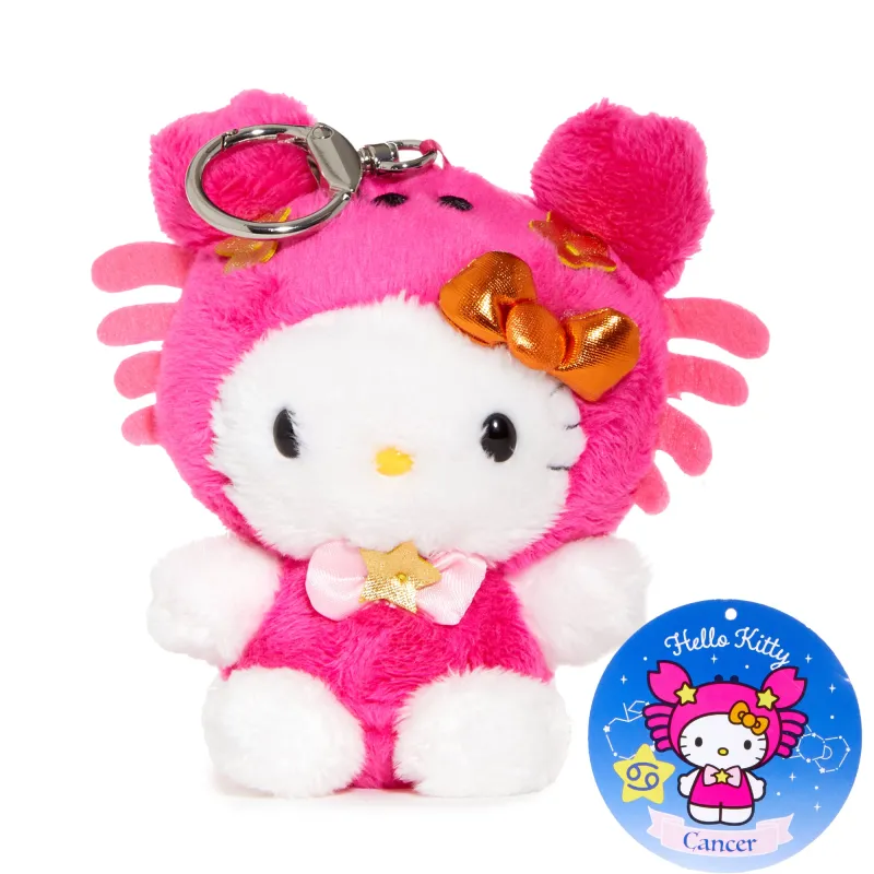 Hello Kitty Cancer Plush Keychain Mascot (Zodiac Series) sold by Sanrio