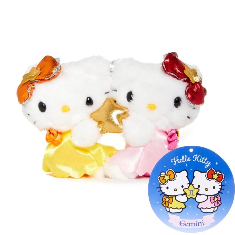 Hello Kitty Gemini Plush Keychain Mascot (Zodiac Series) sold by Sanrio
