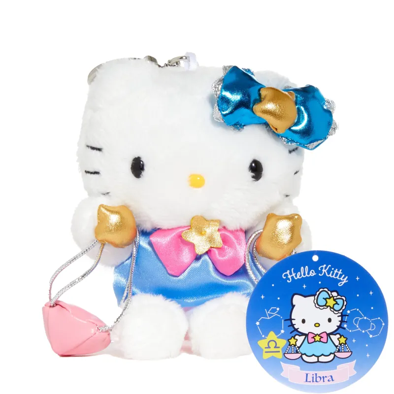 Hello Kitty Libra Plush Keychain Mascot (Zodiac Series) sold by Sanrio