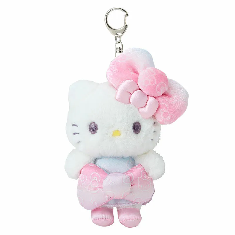 Hello Kitty Plush Mascot Keychain 50th Anniv. (Fashionable Ribbons Series) sold by Sanrio