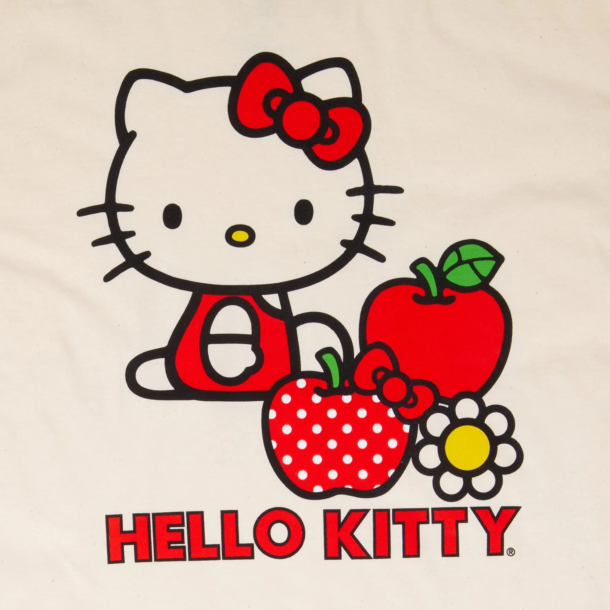 Hello Kitty Classic Apples Tee (Tofu) sold by Sanrio product image thumbnail 2