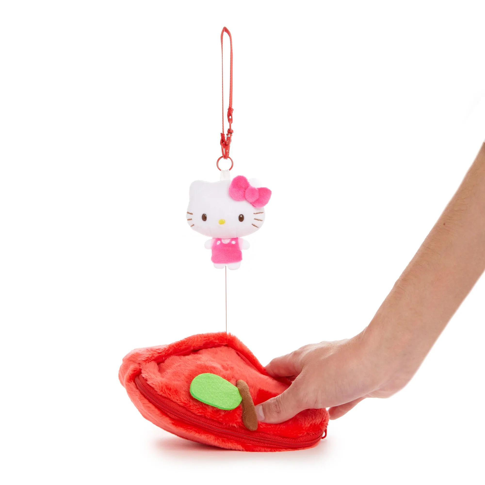Hello Kitty Mini Pouch with Reel (5 Apples Tall Series) sold by Sanrio product image thumbnail 2