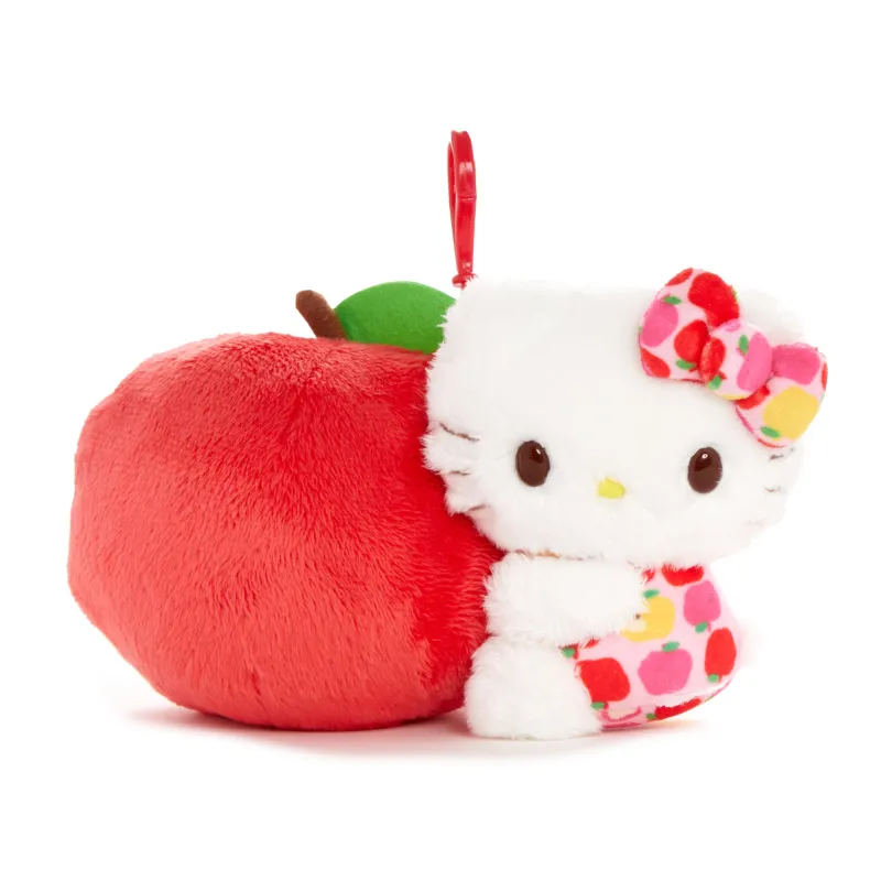 Hello Kitty Plush Mascot Clip Duo (5 Apples Tall Series) sold by Sanrio