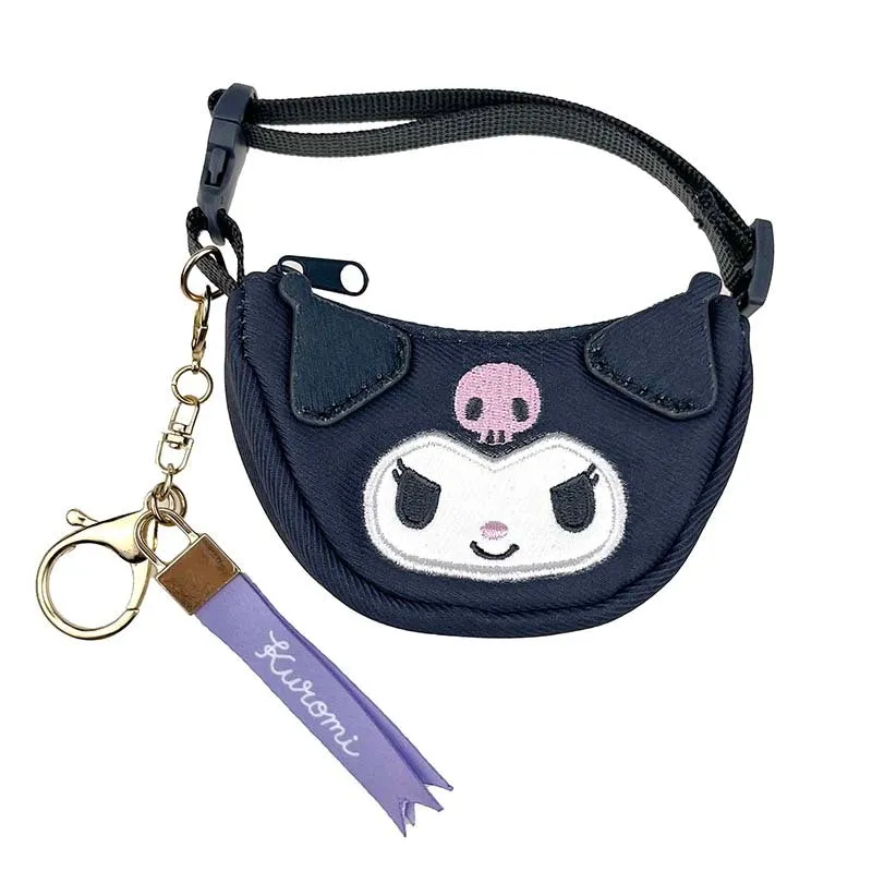Kuromi 2-Way Mini Crescent Bag Charm sold by Sanrio