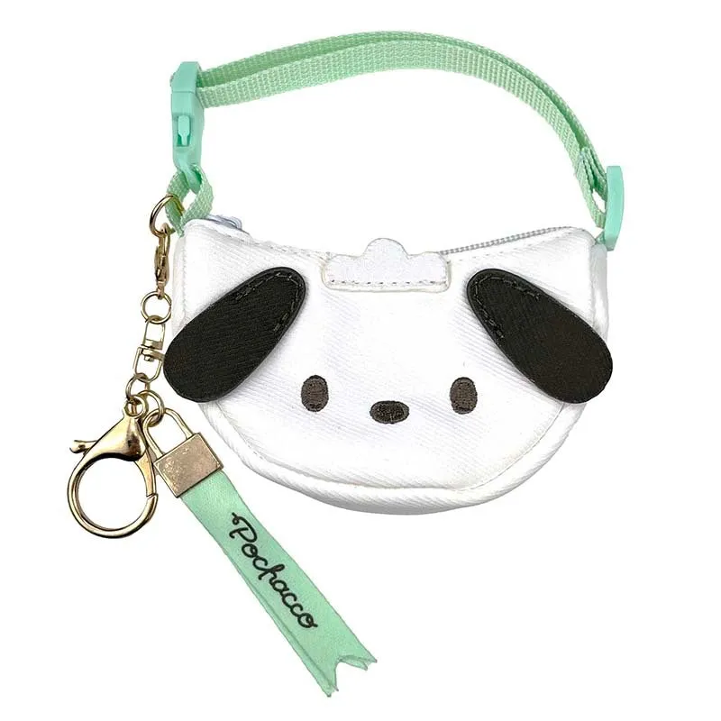 Pochacco 2-Way Crescent Bag Charm sold by Sanrio
